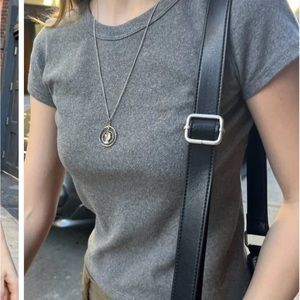 Brandy Melville grey t shirt